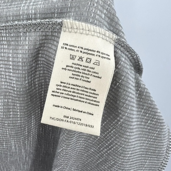 DONNI. Ribbed Sweater Coat in Gray Long Sleeve Open Cardigan Size 0-16 - Picture 5 of 8